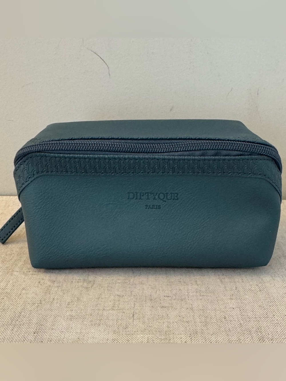 New Diptyque Limited Edition Green Toiletry Bag